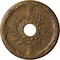 Ekena Millwork Antioch Ceiling Medallion (Fits Canopies up to 3 1/2"), 18"OD x 3 1/2"ID x 1 3/8"P, Rubbed Bronze CM18SERZS - alternate 1